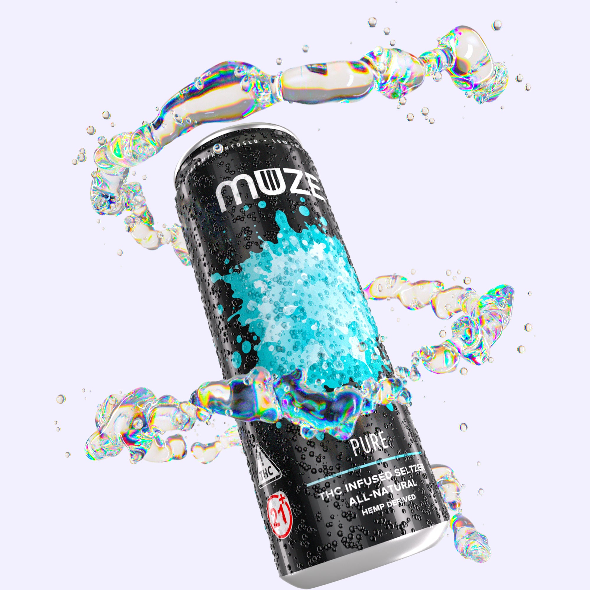 Pure Seltzer - the perfect mixer | 3, 5 & 10mg | Drink Muze – MUZE